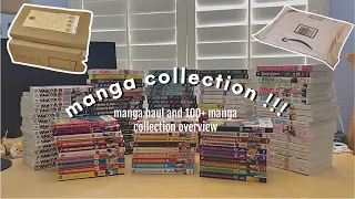 manga haul unboxing ;; manga collection w/ 100+ manga volumes