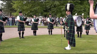 Braes of Killiecrankie Set by Huntly Pipe Band playing during the 2022 Gordon Castle Highland Games