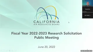 Fiscal Year 2022-2023 Research Project Solicitation Pubic Meeting - 6/20/22