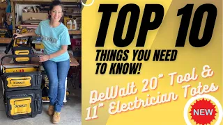 Top 10 Things You Need to Know (and then some) About the DeWalt 20” PRO Tool & 11” Electrician TOTES