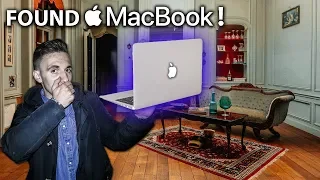 We found a MacBook inside this abandoned millionaire's castle! (YOU WONT BELIEVE YOUR EYES)