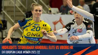 HIGHLIGHTS | Storhamar Elite vs Viborg HK | Quarter-finals | EHF European League Women 2021/22