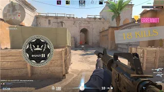 COUNTER STRIKE 2 - COMPETITIVE GAMEPLAY DUST2 (18 kills)