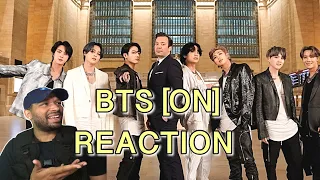 BTS PERFORMS "ON" AT GRAND CENTRAL TERMINAL REACTION | JIMMY FALLON PERFORMANCE 🧀🔥