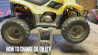 How to Change Oil on a Chinese ATV- Step by Step- DIY