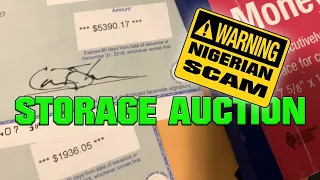 We WON a STORAGE AUCTION that belonged to a NIGERIAN SCAM ARTIST