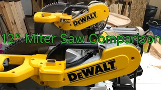 DeWalt 12” Miter Saw-Side by Side