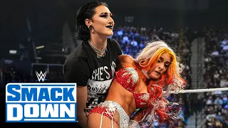 Zelina Vega repels a sneak attack by Rhea Ripley: SmackDown highlights, April 28, 2023