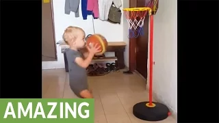 2-year-old displays jaw-dropping dribbling skills