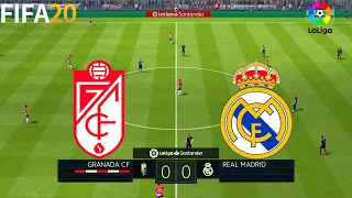 FIFA 20 | Granada vs Real Madrid - Super LaLiga - Full Match & Gameplay