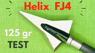 HELIX FJ4 125 gr Broadhead Test