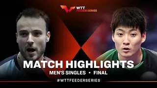 Simon Gauzy vs Satoshi Aida | MS Final | WTT Feeder Fort Lauderdale 2022