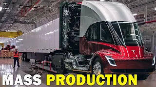 2025 Tesla Semi BIG Upgrade Production in Nevada! Massive Delivery and New Specs Unveiled!