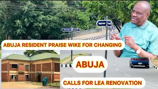 ABUJA NIGERIA TOP CITY TOUR : WIKE GETS PRAISES AS THEY CALL  HIS ATTENTION TO THE LEA PRIMARY SCH