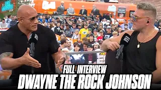 The Rock Talks WrestleMania Rumors, WWE's Sale & Him Running For President | Pat McAfee Show