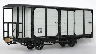 Modellbau mit Schneidplotter: Bau eines G-Wagens der KAE für die Gartenbahn in Spur 2m