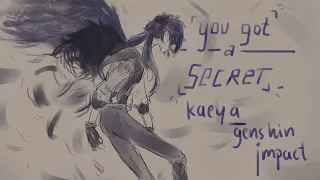 you got a secret || kaeya genshin impact animatic (flash warning!!)