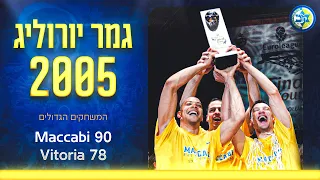 גמר יורוליג 2005: מכבי תל אביב - ויטוריה 78:90