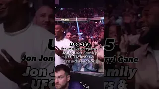 UFC Fighters Reactions, Jon Jones Family & Crowd reaction to him Defeating Ciryl Gane at UFC 285