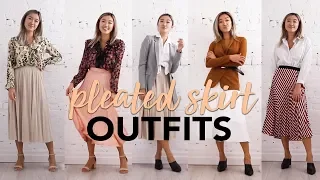 PLEATED SKIRTS: Outfits Ideas + How To Style