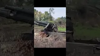 Ukrainian forces use Msta-B howitzer captured from Russian in Lyman