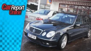 Mercedes E55 AMG T very loud start up, acceleration