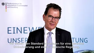 Statement des Entwicklungsministers Gerd Müller zum Lieferkettengesetz