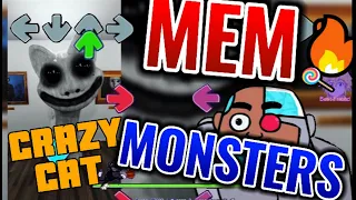 MONSTER || MEME | ANIMATION || Trevor Henderson mem 1061 fnf | monster comparison| | guyslook