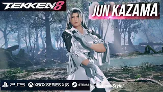 Tekken 8 - Jun Kazama Gameplay Trailer   PS5 Games 4K 2023 - 2024