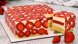 Strawberry and White Chocolate Mousse Cake