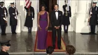 Raw Video: White House State Dinner Arrivals