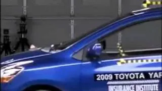 IIHS Crash Test Of Toyota Camry Vs. Toyota Yaris