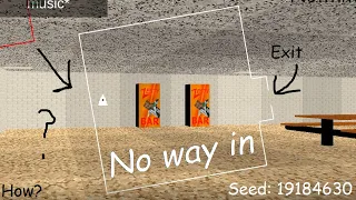 Beating another "impossible" seed... (19184630) Baldi's Basics Plus