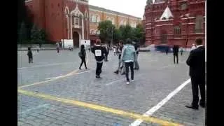 BTS in Moscow. Red Square. 15.06.14.