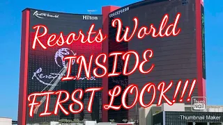 RESORTS WORLD LAS VEGAS FIRST LOOK INSIDE! A MASTERPIECE OF DESIGN AND COLOR