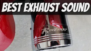 Harley Davidson M8 Exhaust Comparison - Rinehart DBX45 vs Stock Exhaust