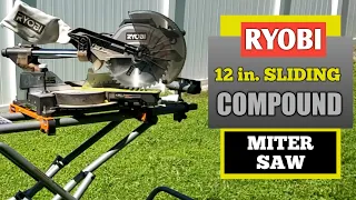 RYOBI 12" Sliding Compound Miter Saw with LED TSS121