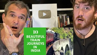 Top 10 Beautiful Train Journeys in India REACTION!!