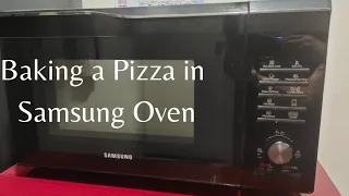 How to Bake Pizza in Samsung Oven/How to make Pizza in Microwave Convection Samsung Oven/PizzaInOven