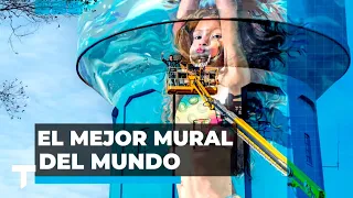 EL MEJOR MURAL DEL MUNDO ES ARGENTINO: Fue pintada por el artista Martín Ron