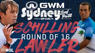 Jett Schilling vs Jordy Lawler | GWM Sydney Surf Pro -  Round of 16 Heat Replay