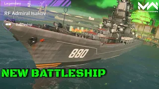 New Bundle Modern Battleship! RF Admiral Isakov Review and Gameplay | Modern Warships