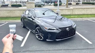 2023 Lexus IS 350 F Sport: Start Up, Exhaust, Test Drive, Walkaround, POV and Review