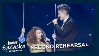 Melissa & Marco - What Is Love - Second Rehearsal - Italy 🇮🇹 - Junior Eurovision 2018