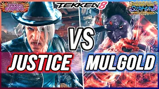 T8 🔥 Justice (Paul) vs Mulgold (Kazuya) 🔥 Tekken 8