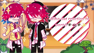 -Hiha aut reaction to🌷||Part 2🎁||au🌿||Gacha club🎉||by:Me🌟