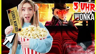 schaue niemals willy wonka aus Kino um 3 uhr nachts (goldenes ticket in der schokolade aus Fabrik)