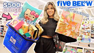 FIVE BELOW EARLY CHRISTMAS SHOPPING SPREE! $500 BUDGET