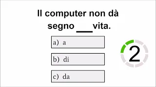 ITALIAN QUIZ  - level A2 - Can You answer all 10 questions?