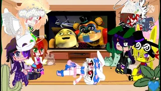 Afton Family react to fnaf funny videos//part 1 //
